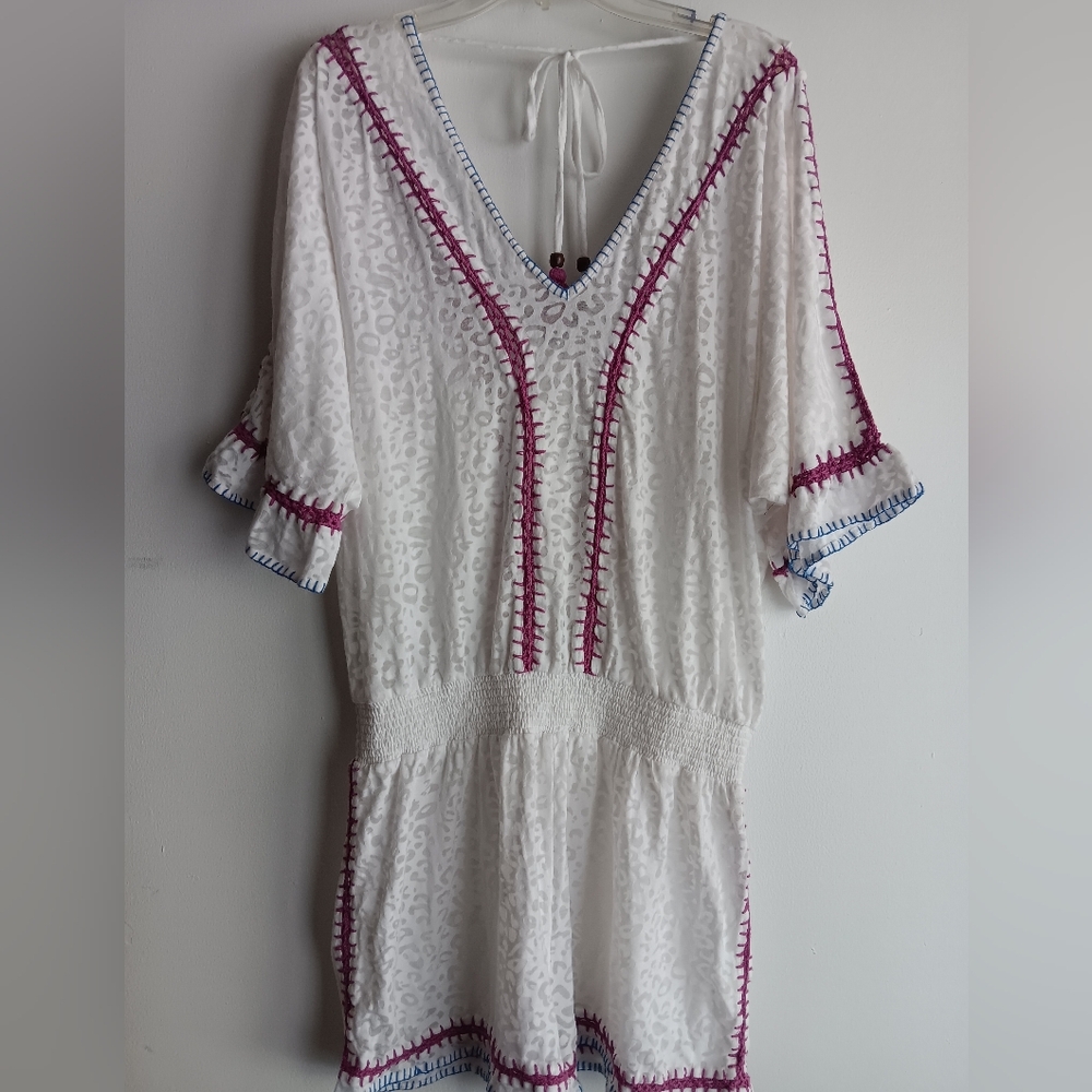 🚨SOLUNA SWIM Leopard Burnout Romper - Picture 2 of 5